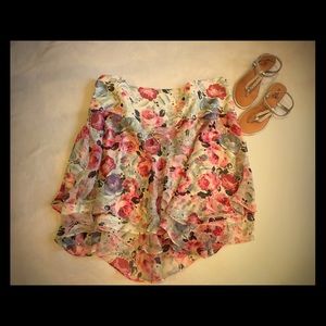Spring Floral Skirt